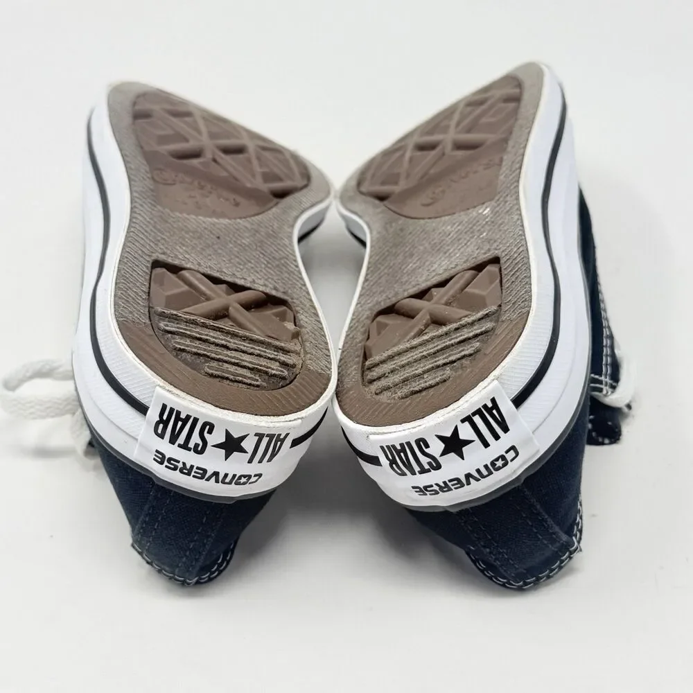 Converse All Star Shoes Womens 6 Black Canvas Low Top Sneakers Chucks Grunge
